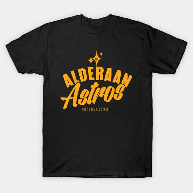 Alderaan Astros T-Shirt by MindsparkCreative